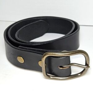 Tecovas Men's Black Harness Leather Belt Sz 34 Belt Snap-Buckle Enclosure